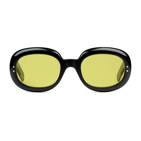 gucci glasses yellow lens|Gucci eyeglasses rhinestones.